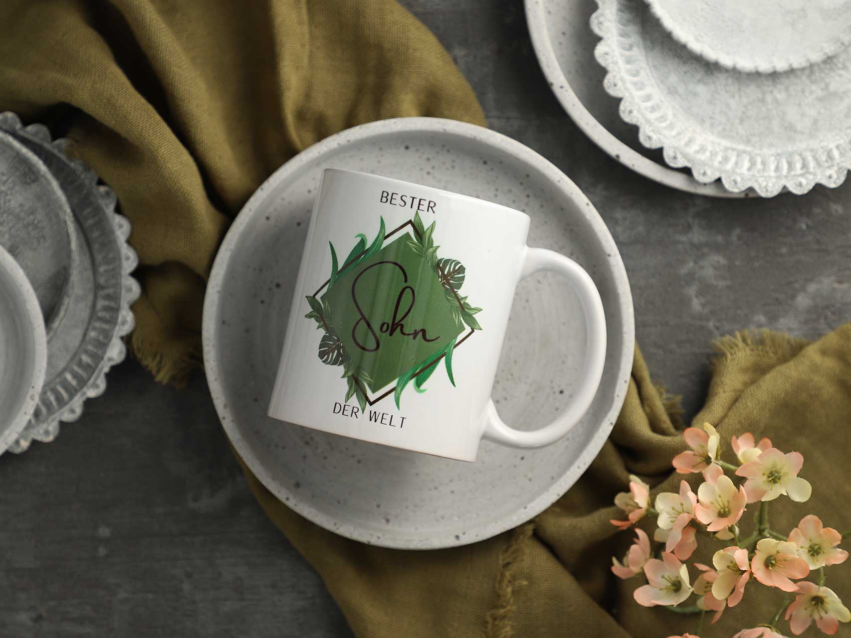Fotostudio Produktfotografie Foodfotografie bedruckte Tasse