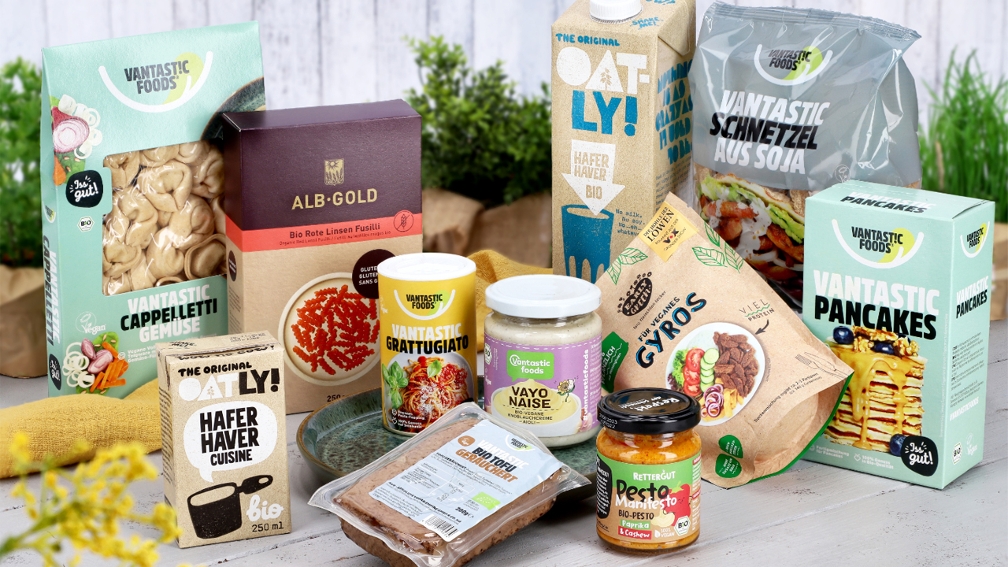 Produktfotografie für Vantastic Food von veganen Lebensmitteln für eine Kochbox Aktion mit Tchibo