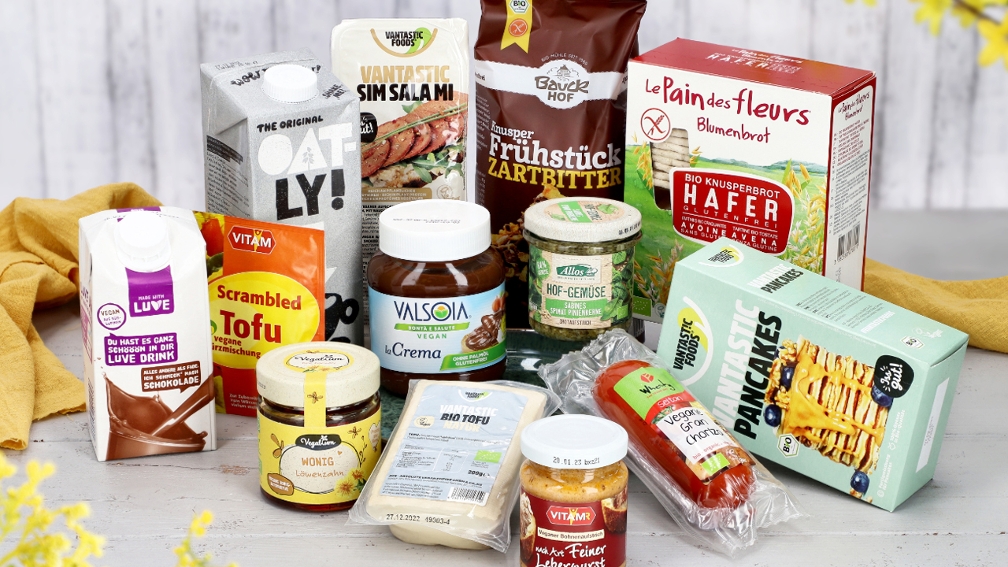 Produktfotografie für Vantastic Food von veganen Lebensmitteln für eine Kochbox Aktion mit Tchibo
